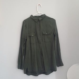 Button Down Long Shirt